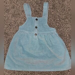 Carter's Sky Blue Corduroy Baby Dress